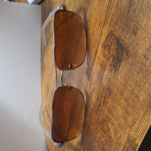 PRADA Y2K Era Sunglasses SPR 54E 1AP-1Z1 Transparent, Silver Accents - Picture 3 of 16